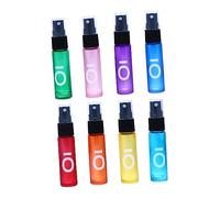 8pcs 10 Roller Bottle Glass Portable Bottle Mini Containers with Lids Glass Container Small Glass Refillable Bottles Terrarium Essential Oil Bottle Kit The Pet Liquid Travel Bottle/1599