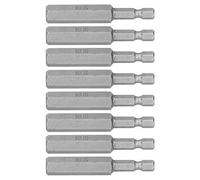 8pcs 10mm Hex Socket Screwdriver Bits, Magnetic Drill Bits for Electric Screwdriver, High Hardness Alloy Steel S1/4 Shank 65mm with Strong Magnetism for Hand Tools