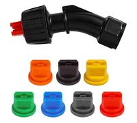 8pcs 110° Flat Fan Spray Nozzles Set, 0.1-0.6mm Interchangeable Sprayer Nozzle Tips for Garden Sprayer Knapsack Boom Pump Agricultural Tank Equipment