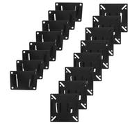 8pcs 14-24 Inch Iron TV Wall Mount Bracket for Monitors | Profile, Multidirectional Rotation, Black Finish, Secure Holding for Office Rooms and Home Setups