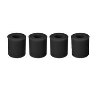 8pcs 18mm Silicone Solid Spacer for 3D Printer Hot Bed Leveling - Vibration Dampening Platform Leveler(Black)