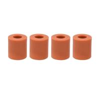 8pcs 18mm Silicone Solid Spacer for 3D Printer Hot Bed Leveling - Vibration Dampening Platform Leveler(Orange)