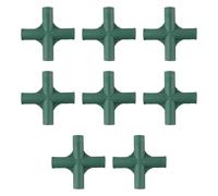 8pcs 19mm Greenhouse Joint Connectors, Heavy Duty Brackets for Constructing Greenhouses (2#)