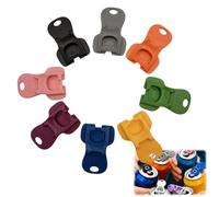 8PCS 2 in 1 Manual Ring Pull Can Opener Aid & Leak-Proof Drink Protector Cap - Easy Lift Tab Opener for Beer Soda Pop Cans,Bottle Top Remover,Jar Opener Tool for Kitchen,Outdoor Picnic Accessories