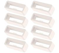 8pcs 22mm Band Keeper for Garmin Venu 3/Venu 2/Vivoactive 4/Instinct/Instinct 2/Foreruner 965 955 265 255/Fenix 7/6/6 Pro,Fenix 5/5 Plus Wristband Loop, 22mm Replacement Watch Band Ring Starlight*8