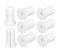 8pcs 3/4 Inch Cable Grommets for Starlink, Anti-Slip Cable Routing Kit Split Wall Hole Pass Through Bushing Grommet for Ethernet/TV Wires Waterproof Cord Protection Accessories (19mm Dia, White)