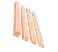 8Pcs 3/5/7/10MM Rolling Mud Stick Guide Claying Rolling Pin Guide Wood Slabs Roller Guides for Pottery Tool Wood Guide Rails
