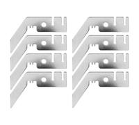 8PCS 3 Inch Double Crossbar Hanger, Wedding Valance Hanger for Pipe and Drape Backdrop Stand, Ni Plated Iron Bracket with Dual Bar Support for Layered Draping at Parties Events