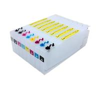 8pcs 300ml Compatible Refillable Ink Cartridges Compatible With Stylus Pro 7600 9600 4000 4800 4880 Printers With Chip(For 4880)