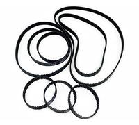 8pcs 3D Printer Timing Belt Black Closed Loop Rubber Belt 2GT-6,Length4.33inch,4.27inch,4.41inch,6.22inch,8.66inch,11inch,11.8inch,15.75,Width 6mm