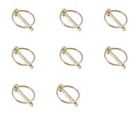 8pcs 4.5MM Heavy Duty Linch Pin Assortment Kit for Trailer Tractor Trolley Mechanical