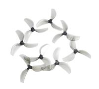 8Pcs 4 Pairs 45mm 3 PC Propeller 1mm 1 5mm Compatible With RC FPV Racing Freestyle 1 8inch Cinewhoop Toothpick Drones(8Pcs - Gray 1mm)