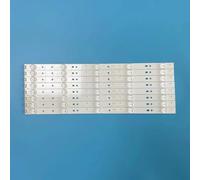 8pcs 404mm LED Backlight Strip for 43E3000 43E6000 E465853 5800-W43001-3P00 VER01.00 02K03177A 43E3500 RDL430WY LD0-10D(20 Set)