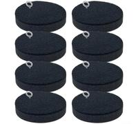 8PCS 4245 Replacement Filter Pre-Filter Pads for BISSELL for PowerClean for FurFinder for FurGuard Cordless Vacuum 280W 200W HEPA Filtration System Vacuum Parts Accessories Black