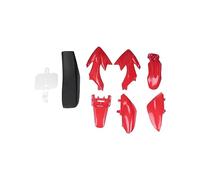 8Pcs 50Cc 110Cc 125Cc 140Cc Plastic 4-Stroke Crf50 for Pit for Off-Road Bike for Set Mudguard for Seat Motorcycle Kits Red Motorbike Mudguard