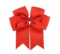 8pcs 6 Inches Colorful Elegant Hair Bows with Clip Big Ribbon Hairgrips Headwear Ponytail Accessories For Holiday(Bowknot-12)