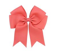 8pcs 6 Inches Colorful Elegant Hair Bows with Clip Big Ribbon Hairgrips Headwear Ponytail Accessories For Holiday(Bowknot-15)