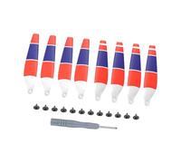 8PCS 6030F Colorful Two Sideds Wing For 3/4 Models Noise Reduced Design Plastic+Carbon Fiber UAV Propellers