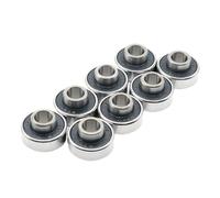 8pcs 608 2RS Bearing With Spacer ABEC-7 8X22X7 Longboard Skateboard Ball Bearings