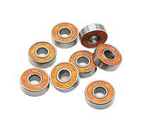 8Pcs 608-2RS ILQ-11 orange skateboard bearing for roller skates 608-2rs 8x22x7 mm Inline skate bearing