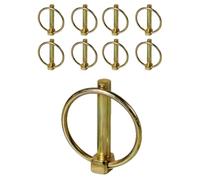 8pcs 6MM Heavy Duty Linch Pin Assortment Kit for Trailer Tractor Trolley Mechanical