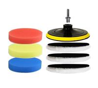 8Pcs 7/6/5/4/3 Inch Polishing Kit Polishing Pad Car Waxing Sponge Disk Wool Wheel For Auto Body Beauty Polisher Washing Car Gadget(4inch)