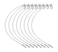 8PCS 700mm Safety Bond Wire for Stage and DJ Use Heavy Duty Cable Chain for Secure Lighting