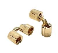 8Pcs 8 10 12 14 16 18 24mm Solid Brass Folding Barrel Hinge Invisible Hinge(M8MM)