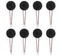 8Pcs 8 Ohm 1W Speaker 8ohm Round 28mm Loud Speakers Compatible with Small Loudspeaker Audio MP3 MP4 Player Speaker 2Pin - Black