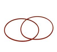 8pcs 90x2 90 * 2 95x2 95 * 2 100x2 100 * 2 105x2 105 * 2 OD*Thickness 2mm Thickness VMQ Food Grade Red Oil Seal O Ring Gasket Compatible With Automotive Motorcycle Parts(100x2)