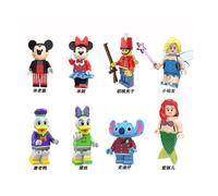(8pcs-A) 16pcs Disney Mickey and Donald Duck Mini Doll Toys Suitable