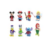 (8PCS-A) 24pcs Disney Mickey and Donald Duck Mini Doll Toys Suitable