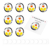 8pcs A Little Pocket Penguin Hug Mini Cute Animal Decoration Cute Funny Pocket Hug Penguin Stress Relief Toy with Card Unique 2025 Special Encourage Gift for Boyfriend Birthday Wedding Valentine Party