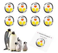 8pcs A Little Pocket Penguin Hug Mini Cute Animal Decoration Pocket Hug Penguin Stress Relief Toy Special Encourage Birthday Wedding Party Valentine's Day penguins Gift Keepsake forLover Family Friend