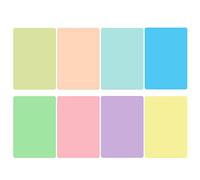 8Pcs A4 Overlays for Dyslexia Reading Guided Strips Bookmark Visual Aids Colored Dyslexia Overlay Reading Tracking Rulers for Students to Reduce Visual Stress (A4)