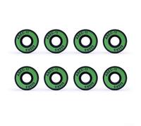 8pcs ABEC-11 608-RS Bearings for Skateboard Longboard and Scooter Hardened Chrome Steel Dimensions 8mm x 22mm x 7mm (Green)