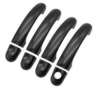 8Pcs ABS Chrome/Carbon Fiber Door Handle Covers Trim Outer Style For VW For Touran 2003 2004 2005 2006 2007-2010 Car exterior door handle cover(Carbon Fiber)