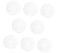 8pcs Abs Effect Pedal Covers Foot Toppers for Electric Guitar | Replacement Foot Nails Caps, Easy to Fix and Repair, Simple Elegant Appearance Design for Professionals and Beginners