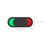 8pcs Acrylic Privacy Vacant Occupied Sliding Door Sign Black