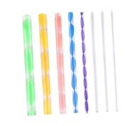 8Pcs Acrylic Rods Mandala Dotting Tools for Rocks Painting Pottery Clay Tool Colorful