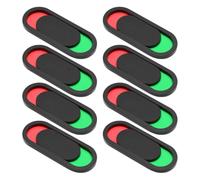 8pcs Acrylic Slider Privacy Sign Black Vacant Occupied Door Indicator