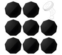 8Pcs Adhesive Dash Cam Piece Replacement for Garmin Low-Profile Magnetic Mount, Windshield Sticky Compatible with Dash Cam Mount 45/46/47/55/56/57/65w/66w/67w/Tandem/Speak Plus Part Accessories