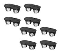 8pcs Adhesive Storage Bin Casters for Small Furniture, Black Wheels | Non Swivel Design, Easy Install Adhesive Backing, Wear Resistant Finish, Mobile Bookcases and DIY Handmade Projects