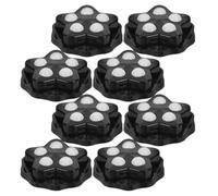 8pcs Adhesive Universal Casters Self Swivel Wheels for Furniture