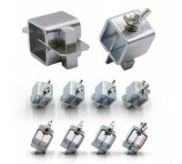 8Pcs Adjustable Butt Welding Clamps and Positioners for Sheet Metal, Steel Galvanized Locator Clip Holder for Edge-to-for Edge Welding