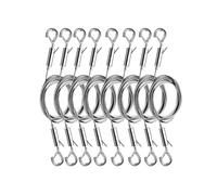 8PCS Adjustable Picture Hanging Wire Kit,Frame & Mirror Hanging Wire Kit,6.6FT Heavy Duty Stainless Steel Wire