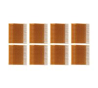 8Pcs Aluminum Alloy Cooling Fins, Slotted Heatsink Radiator for Electronics, 50x50x15mm Gold Anodised Heat Sink for CPU Power Amplifier LED Modules (Without adhesive)