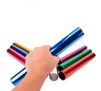8Pcs Aluminum Relay Batons Sports Field Batons for Track and Field Races, Gym, Running