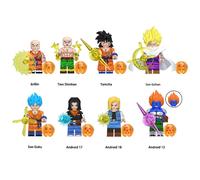 (8PCS Anime Dragon Ball - D) 34PCS Anime Dragon Ball Collect Children's Toys MiniFigures Fit Lego