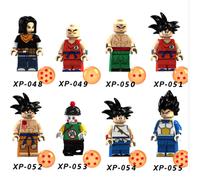 (8PCS Anime Dragon Ball - H) 34PCS Anime Dragon Ball Collect Children's Toys MiniFigures Fit Lego